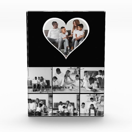 白黒7フォトコラージュ フォトブロック (正面)