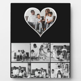 白黒7フォトコラージュ フォトプラーク