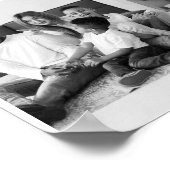 白黒7フォトコラージュ ポスター (角)