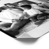 白黒7フォトコラージュ ポスター (角)