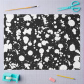 白黒(ばちゃばちゃ)跳ねるアー絵を描ト 薄葉紙 (クラフト)