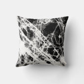 白黒（ばちゃばちゃ）跳ねる クッション (裏面)