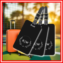 白黒 | イニシャルモダンモノグラム