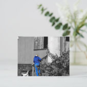 白黒、カラーのtouch、ポストカード ポストカード (スタンド正面)