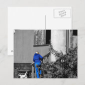 白黒、カラーのtouch、ポストカード ポストカード (正面/裏面)