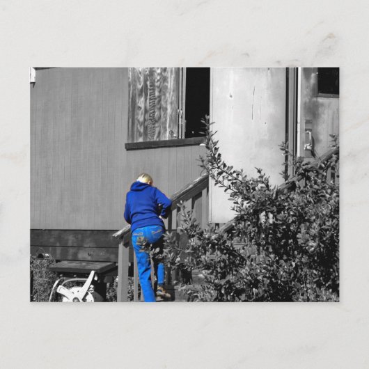 白黒、カラーのtouch、ポストカード ポストカード (正面)