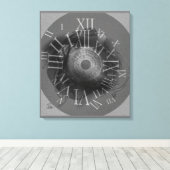 白黒 キャンバスプリント (インサイチュ (ウッドフロア))