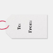 白黒 ギフトタグ (裏面横)