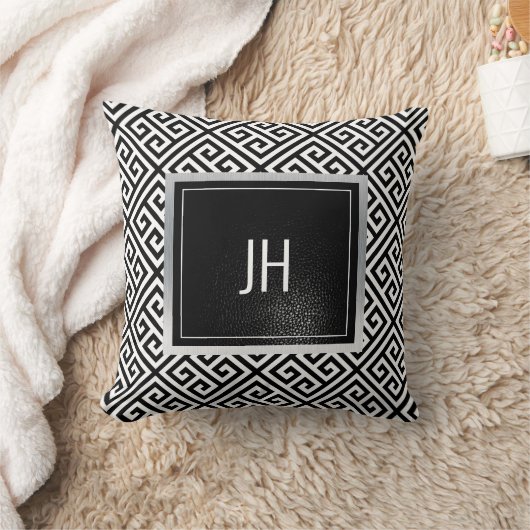 白黒 クッション (ブランケット)