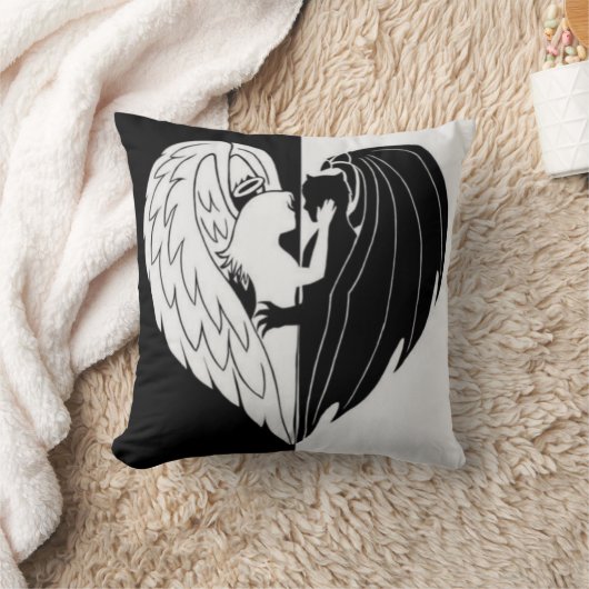 白黒 クッション (ブランケット)