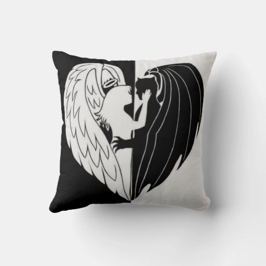 白黒 クッション (裏面)