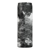 白黒、クール自然ユニークと湖 タンブラー (裏面)