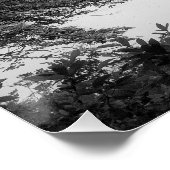 白黒、クール自然ユニークと湖 ポスター (コーナー)