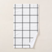 白黒·グミニマルリッド·グラム#1 バスタオルセット (ハンドタオル)