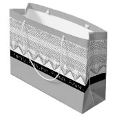 白黒・グレー ラージペーパーバッグ (裏面アングル)