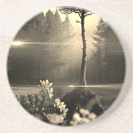 白黒 コースター (正面)