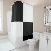 白黒 シャワーカーテン (インサイチュ)