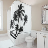 白黒 シャワーカーテン (インサイチュ)