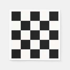 白黒 スタンダードカクテルナプキン