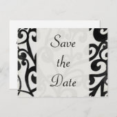 白黒!セーブザデート 案内ポストカード (正面/裏面)