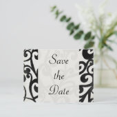 白黒!セーブザデート 案内ポストカード (スタンド正面)