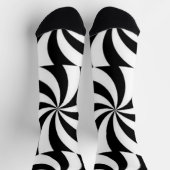 白黒 ソックス (上部)