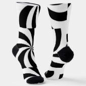 白黒 ソックス (傾斜あり)