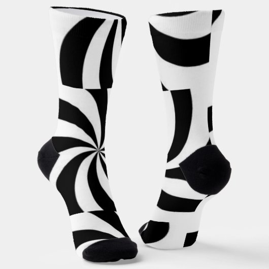 白黒 ソックス (傾斜あり)
