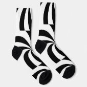 白黒 ソックス (右)