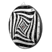 白黒 ダーツボード (正面右)