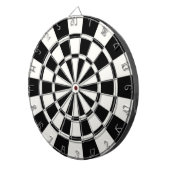 白黒 ダーツボード (正面右)