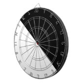 白黒 ダーツボード (正面右)