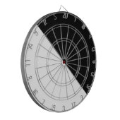 白黒 ダーツボード (正面左)