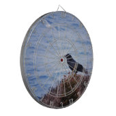 白黒 ダーツボード (正面左)