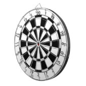 白黒 ダーツボード (正面右)