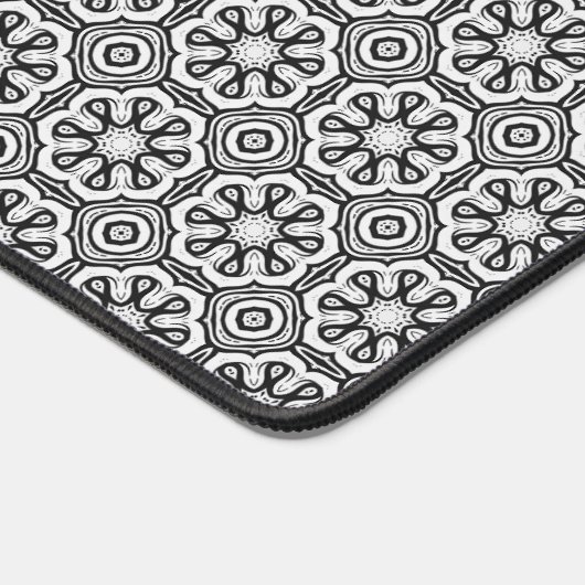 白黒 デスクマット (コーナー)