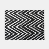 白黒 ドアマット (正面)
