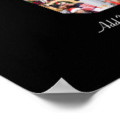 白黒 ナンバー6 フォト コラージュ ポスター (角)