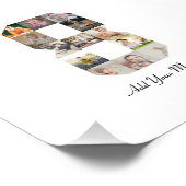 白黒 ナンバー8 フォト コラージュ (角)