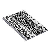 白黒 – パターモダンン ノートブック (右側)