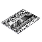 白黒 – パターモダンン ノートブック (左側)