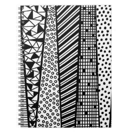 白黒 – パターモダンン ノートブック