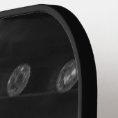 白黒 ピックルボールラケット (左詳細)