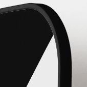 白黒 ピックルボールラケット (左詳細)