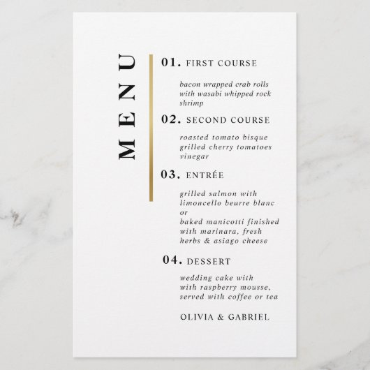 白黒.フォーマルシンプルタイポグラフィ結婚ズ (正面)