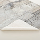 白黒&ブロンズ シェルパブランケット (3/4)