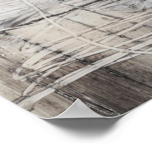 白黒&ブロンズ ポスター (角)