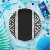 白黒 ペーパープレート (パーティー)