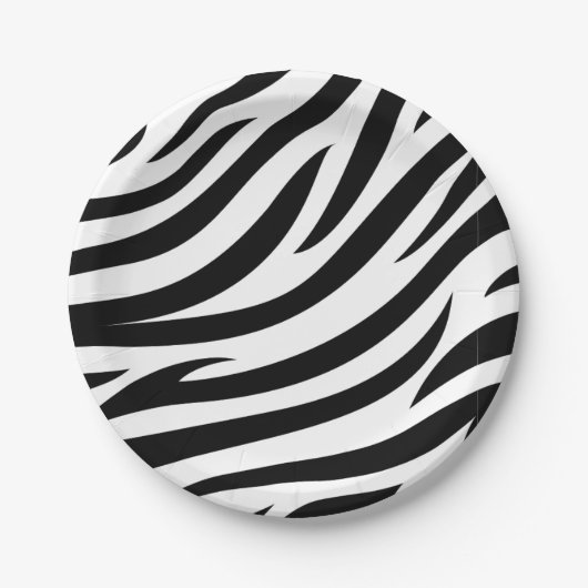 白黒 ペーパープレート (正面)