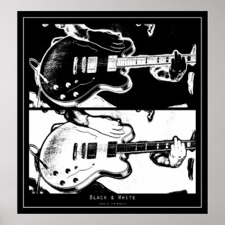 白黒 ポスター